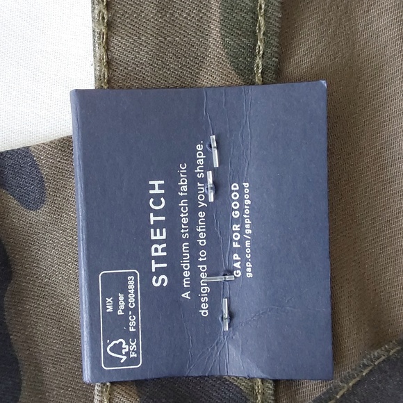 GAP Camo Jeans. Legging Skimmer. Mid Rise. Stretch. Size 33. NWT.‎ - Picture 4 of 9